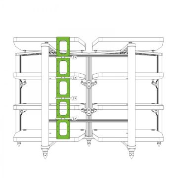 Centaure Passe câble Pentapode